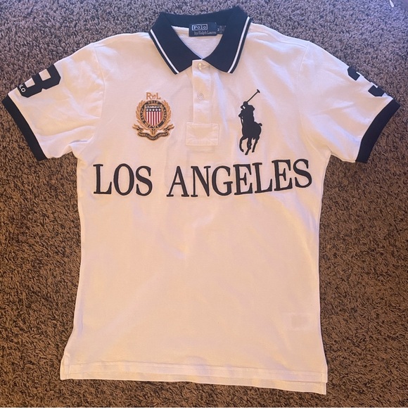 POLO RALPH LAUREN ポロシャツLOSANGELES Classic Fit Los Angeles Mesh Polo Shirt